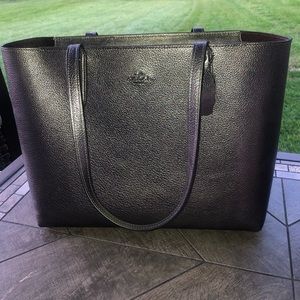 Coach Central Tote with Zip in Gunmetal